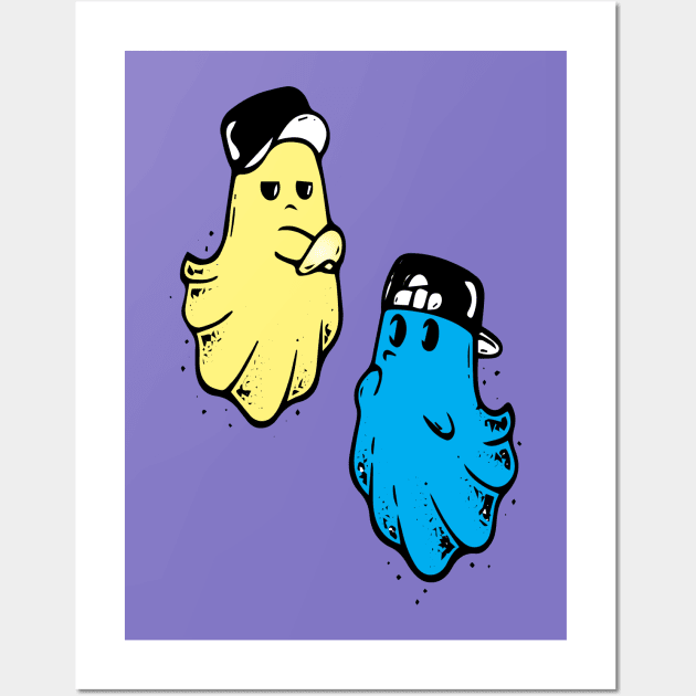 cool baby ghosts Wall Art by lazykitty